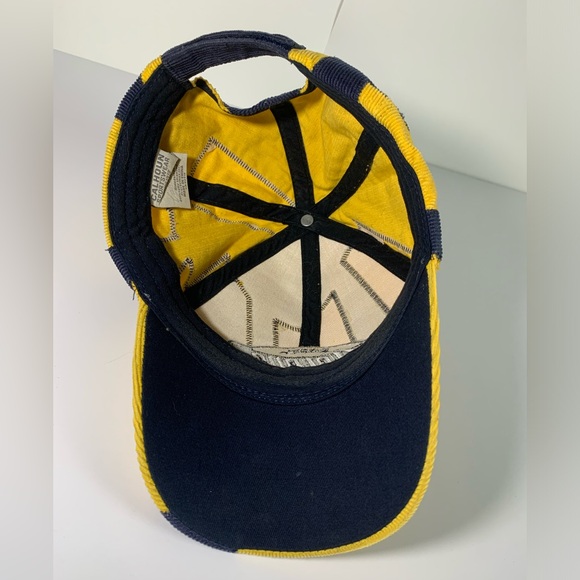 Y2K corduroy Corona Velcro strap hat - Picture 7 of 9